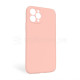 Чохол Full Silicone Case для Apple iPhone 11 Pro Max light pink (12) закрита камера (без логотипу) TPS-2710000254607