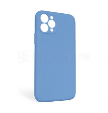 Чохол Full Silicone Case для Apple iPhone 11 Pro Max cornflower (53) закрита камера (без логотипу)