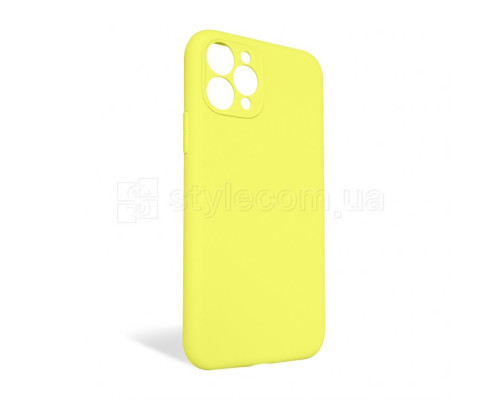 Чохол Full Silicone Case для Apple iPhone 11 Pro flash lime (41) закрита камера (без логотипу) TPS-2710000254171