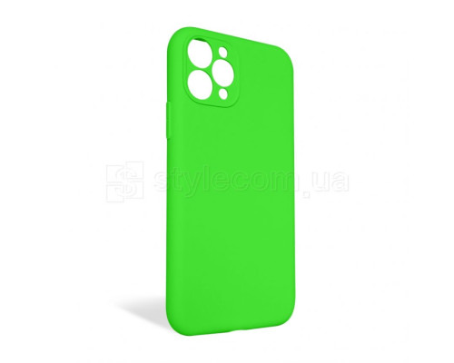 Чохол Full Silicone Case для Apple iPhone 11 Pro shiny green (40) закрита камера (без логотипу) TPS-2710000254270