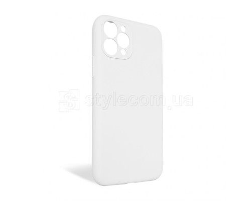 Чохол Full Silicone Case для Apple iPhone 11 Pro white (09) закрита камера (без логотипу) TPS-2710000254300