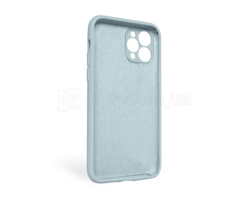 Чохол Full Silicone Case для Apple iPhone 11 Pro Max sky blue (58) закрита камера (без логотипу) TPS-2710000254324