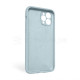 Чохол Full Silicone Case для Apple iPhone 11 Pro Max sky blue (58) закрита камера (без логотипу) TPS-2710000254324