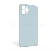 Чохол Full Silicone Case для Apple iPhone 11 Pro Max sky blue (58) закрита камера (без логотипу) TPS-2710000254324