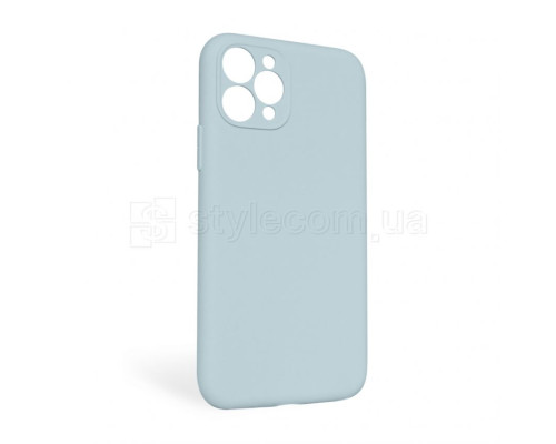 Чохол Full Silicone Case для Apple iPhone 11 Pro Max sky blue (58) закрита камера (без логотипу) TPS-2710000254324