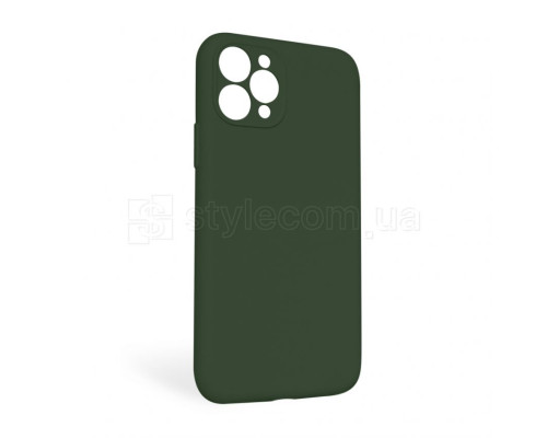 Чохол Full Silicone Case для Apple iPhone 11 Pro Max atrovirens green (54) закрита камера (без логотипу) TPS-2710000254461