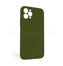 Чохол Full Silicone Case для Apple iPhone 11 Pro Max army green (45) закрита камера (без логотипу) TPS-2710000254454