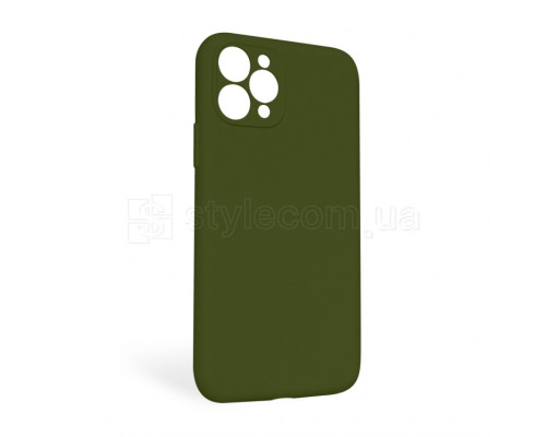 Чохол Full Silicone Case для Apple iPhone 11 Pro Max army green (45) закрита камера (без логотипу) TPS-2710000254454