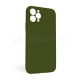 Чохол Full Silicone Case для Apple iPhone 11 Pro Max army green (45) закрита камера (без логотипу) TPS-2710000254454