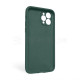 Чохол Full Silicone Case для Apple iPhone 11 Pro Max pine green (55) закрита камера (без логотипу) TPS-2710000254669