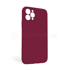 Чохол Full Silicone Case для Apple iPhone 11 Pro Max rose red (37) закрита камера (без логотипу)