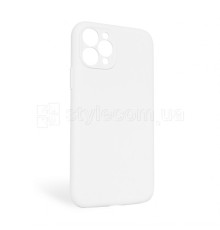 Чохол Full Silicone Case для Apple iPhone 11 Pro Max white (09) закрита камера (без логотипу)