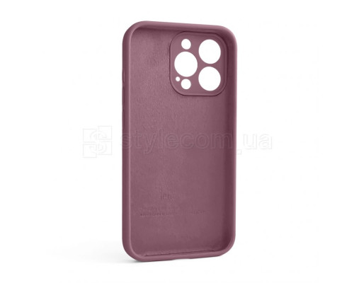 Чохол Full Silicone Case для Apple iPhone 13 Pro maroon (42) закрита камера (без логотипу) TPS-2710000256274