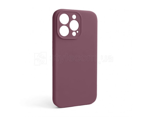 Чохол Full Silicone Case для Apple iPhone 13 Pro maroon (42) закрита камера (без логотипу) TPS-2710000256274