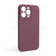 Чохол Full Silicone Case для Apple iPhone 13 Pro maroon (42) закрита камера (без логотипу) TPS-2710000256274