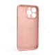 Чохол Full Silicone Case для Apple iPhone 13 Pro light pink (12) закрита камера (без логотипу) TPS-2710000256267