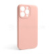 Чохол Full Silicone Case для Apple iPhone 13 Pro light pink (12) закрита камера (без логотипу) TPS-2710000256267