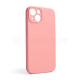 Чохол Full Silicone Case для Apple iPhone 13 light pink (12) закрита камера (без логотипу) TPS-2710000255963