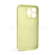 Чохол Full Silicone Case для Apple iPhone 13 Pro mellow yellow (51) закрита камера (без логотипу) TPS-2710000256281