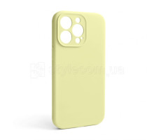 Чохол Full Silicone Case для Apple iPhone 13 Pro mellow yellow (51) закрита камера (без логотипу) TPS-2710000256281