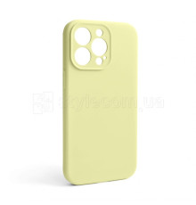 Чохол Full Silicone Case для Apple iPhone 13 Pro mellow yellow (51) закрита камера (без логотипу)