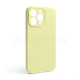 Чохол Full Silicone Case для Apple iPhone 13 Pro mellow yellow (51) закрита камера (без логотипу) TPS-2710000256281