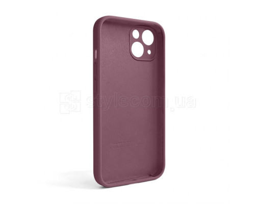 Чохол Full Silicone Case для Apple iPhone 13 maroon (42) закрита камера (без логотипу) TPS-2710000255970