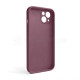 Чохол Full Silicone Case для Apple iPhone 13 maroon (42) закрита камера (без логотипу) TPS-2710000255970