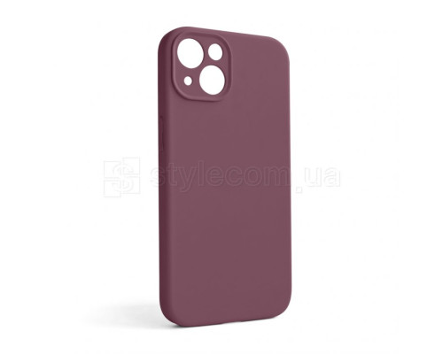 Чохол Full Silicone Case для Apple iPhone 13 maroon (42) закрита камера (без логотипу) TPS-2710000255970