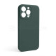 Чохол Full Silicone Case для Apple iPhone 13 Pro pine green (55) закрита камера (без логотипу) TPS-2710000256298