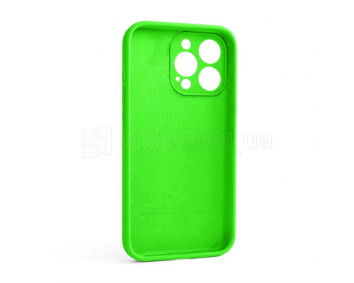 Чохол Full Silicone Case для Apple iPhone 13 Pro shiny green (40) закрита камера (без логотипу) TPS-2710000256328