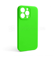 Чохол Full Silicone Case для Apple iPhone 13 Pro shiny green (40) закрита камера (без логотипу)