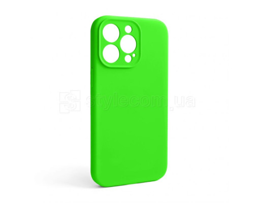 Чохол Full Silicone Case для Apple iPhone 13 Pro shiny green (40) закрита камера (без логотипу) TPS-2710000256328