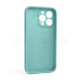 Чохол Full Silicone Case для Apple iPhone 13 Pro sea blue (21) закрита камера (без логотипу) TPS-2710000256311