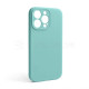 Чохол Full Silicone Case для Apple iPhone 13 Pro sea blue (21) закрита камера (без логотипу) TPS-2710000256311