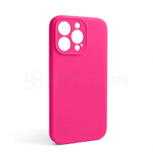 Чохол Full Silicone Case для Apple iPhone 13 Pro shiny pink (38) закрита камера (без логотипу)