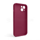 Чохол Full Silicone Case для Apple iPhone 13 rose red (37) закрита камера (без логотипу) TPS-2710000256038