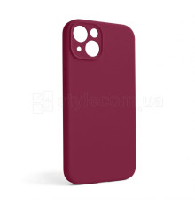 Чохол Full Silicone Case для Apple iPhone 13 rose red (37) закрита камера (без логотипу)