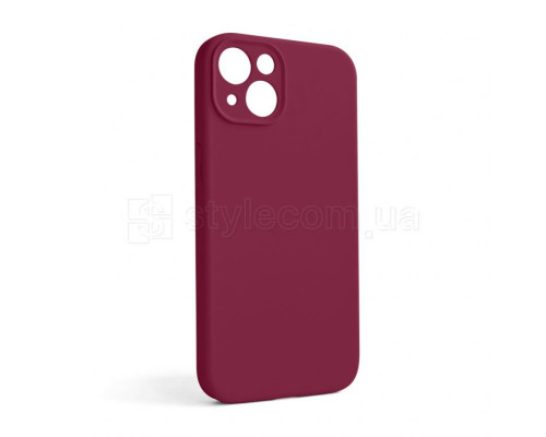 Чохол Full Silicone Case для Apple iPhone 13 rose red (37) закрита камера (без логотипу) TPS-2710000256038