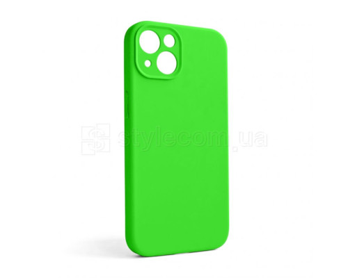 Чохол Full Silicone Case для Apple iPhone 13 shiny green (40) закрита камера (без логотипу) TPS-2710000256045