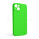 Чохол Full Silicone Case для Apple iPhone 13 shiny green (40) закрита камера (без логотипу) TPS-2710000256045