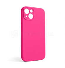 Чохол Full Silicone Case для Apple iPhone 13 shiny pink (38) закрита камера (без логотипу)