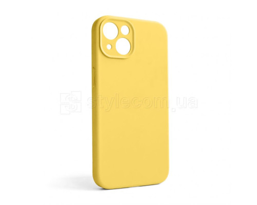 Чохол Full Silicone Case для Apple iPhone 13 yellow (04) закрита камера (без логотипу) TPS-2710000256083