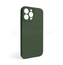 Чохол Full Silicone Case для Apple iPhone 13 Pro Max atrovirens green (54) закрита камера (без логотипу) TPS-2710000256434