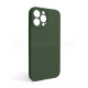 Чохол Full Silicone Case для Apple iPhone 13 Pro Max atrovirens green (54) закрита камера (без логотипу) TPS-2710000256434