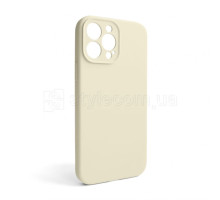 Чохол Full Silicone Case для Apple iPhone 13 Pro Max antique white (10) закрита камера (без логотипу) TPS-2710000256427