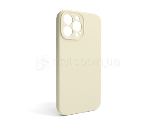 Чохол Full Silicone Case для Apple iPhone 13 Pro Max antique white (10) закрита камера (без логотипу) TPS-2710000256427