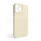 Чохол Full Silicone Case для Apple iPhone 13 Pro Max antique white (10) закрита камера (без логотипу) TPS-2710000256427