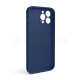 Чохол Full Silicone Case для Apple iPhone 13 Pro Max blue cobalt (36) закрита камера (без логотипу) TPS-2710000256441