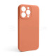 Чохол Full Silicone Case для Apple iPhone 13 Pro new peach (66) закрита камера (без логотипу) TPS-2710000256137